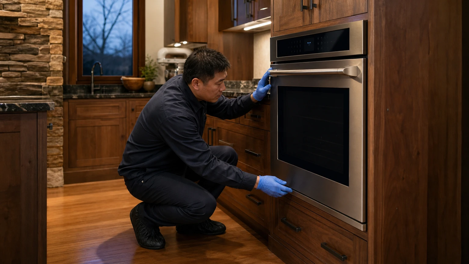 Built-in wall oven diagnostic visit in Chestnut Hill
